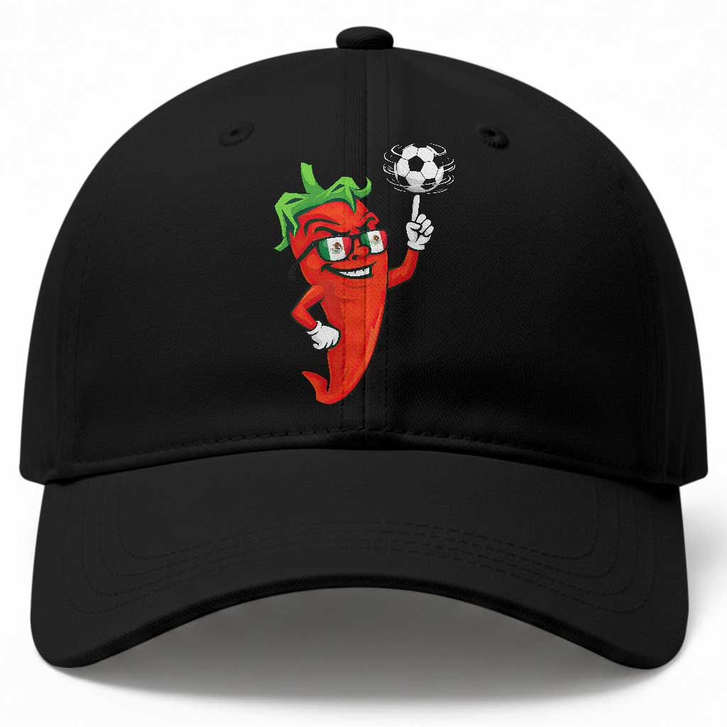 Cool Chili Pepper Soccer Player Baseball Cap Mexican Spicy Food Lover TS12 Print Your Wear
