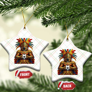 Legendary Tribal Soccer Warrior Ceramic Ornament Football Lover TS12 Print Your Wear