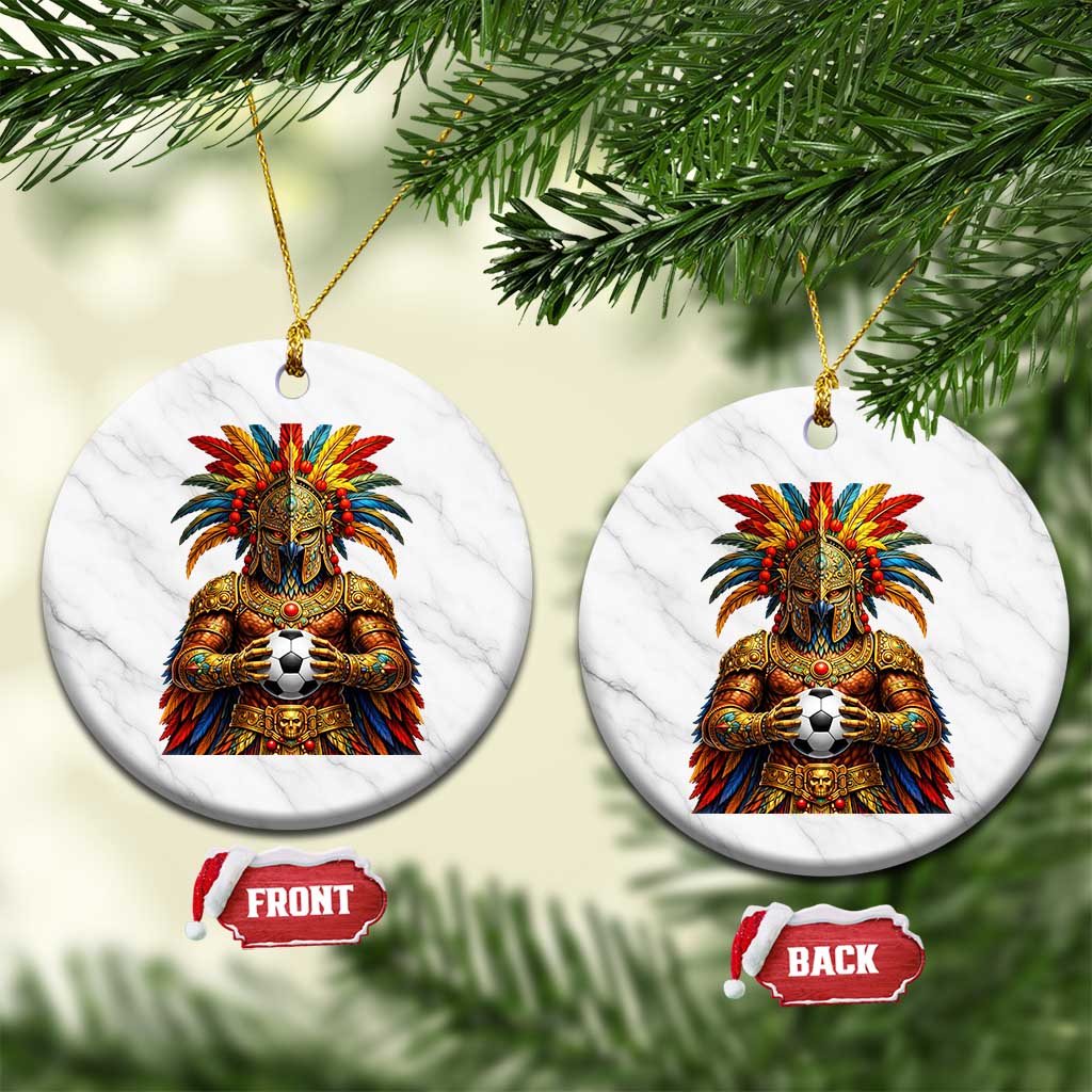 Legendary Tribal Soccer Warrior Ceramic Ornament Football Lover TS12 1pc White Marble Print Your Wear