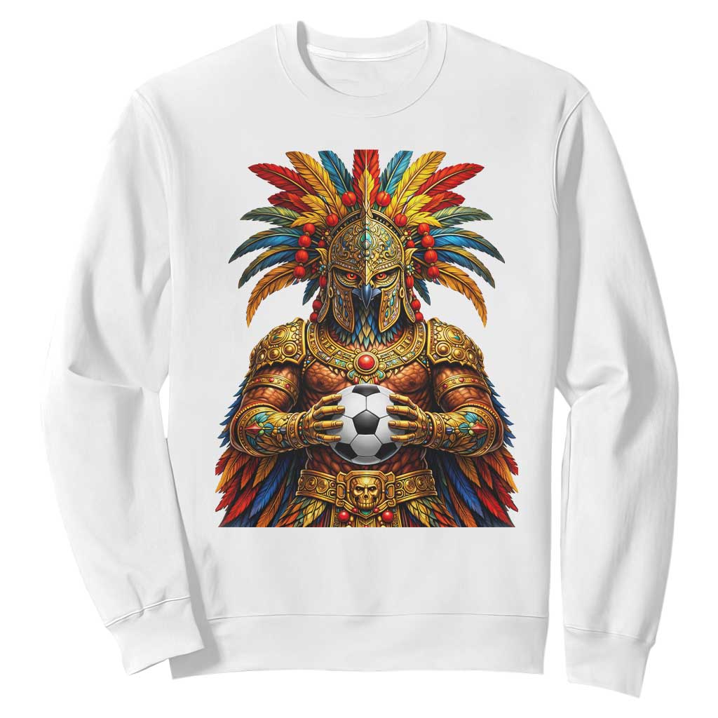 Legendary Tribal Soccer Warrior Sweatshirt Football Lover TS12 White Print Your Wear