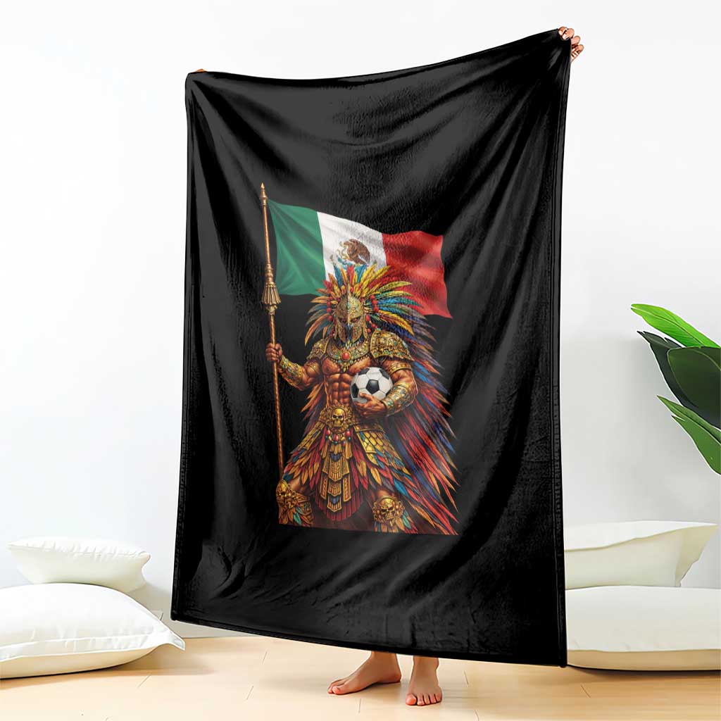 Legendary Mexican Soccer Warrior Pride Throw Blanket TS12 Print Your Wear