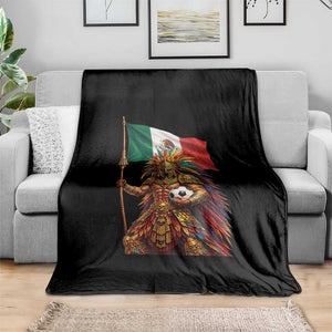 Legendary Mexican Soccer Warrior Pride Throw Blanket TS12 Print Your Wear