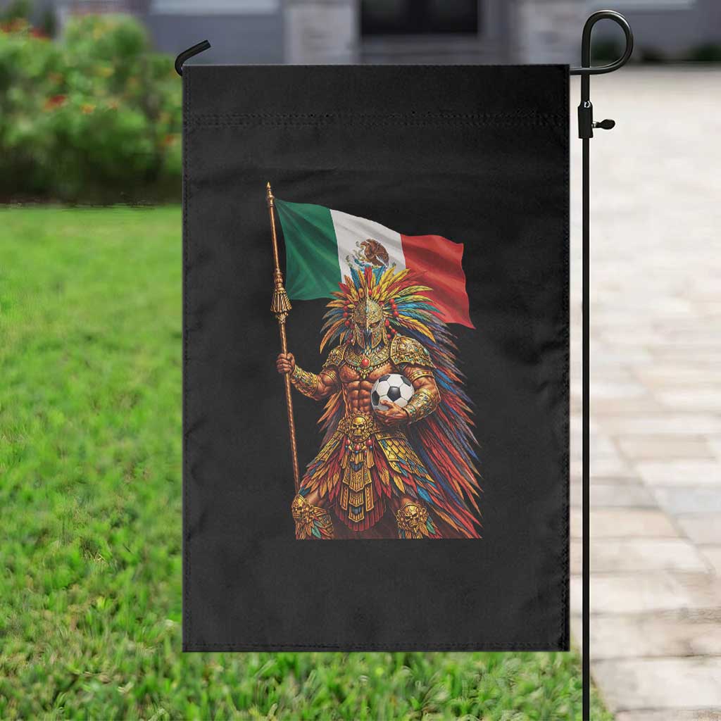 Legendary Mexican Soccer Warrior Pride Garden Flag TS12 Print Your Wear