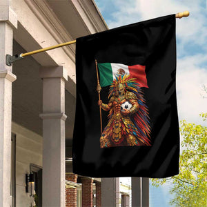 Legendary Mexican Soccer Warrior Pride Garden Flag TS12 Print Your Wear