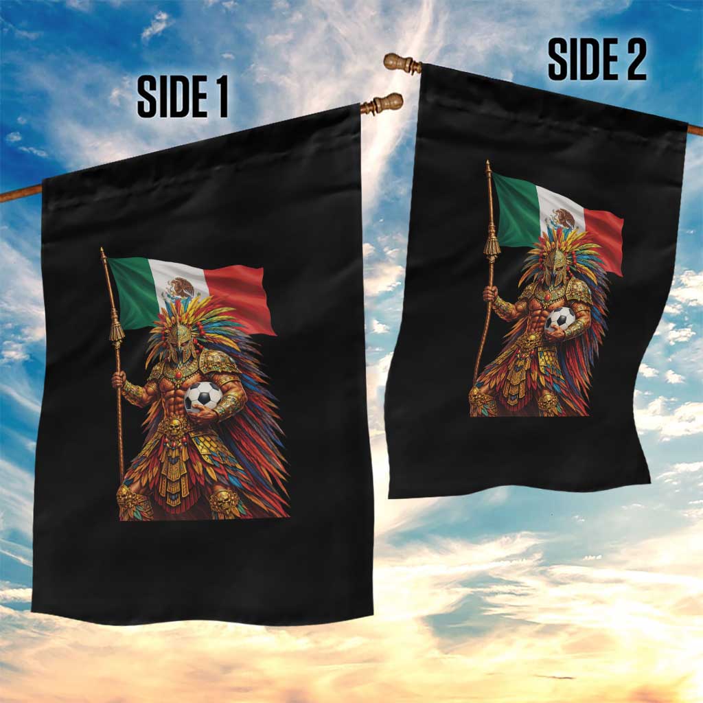 Legendary Mexican Soccer Warrior Pride Garden Flag TS12 Print Your Wear