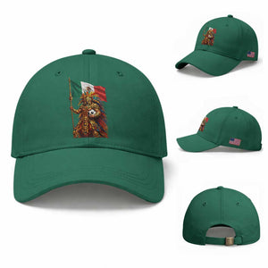 Legendary Mexican Soccer Warrior Pride Baseball Cap TS12 Baseball Cap Universal Fit Irish Green Print Your Wear