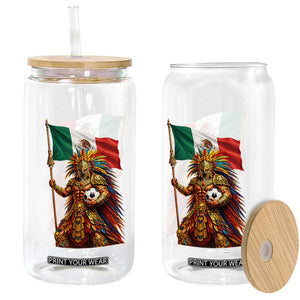 Legendary Mexican Soccer Warrior Pride Glass Can TS12 Print Your Wear