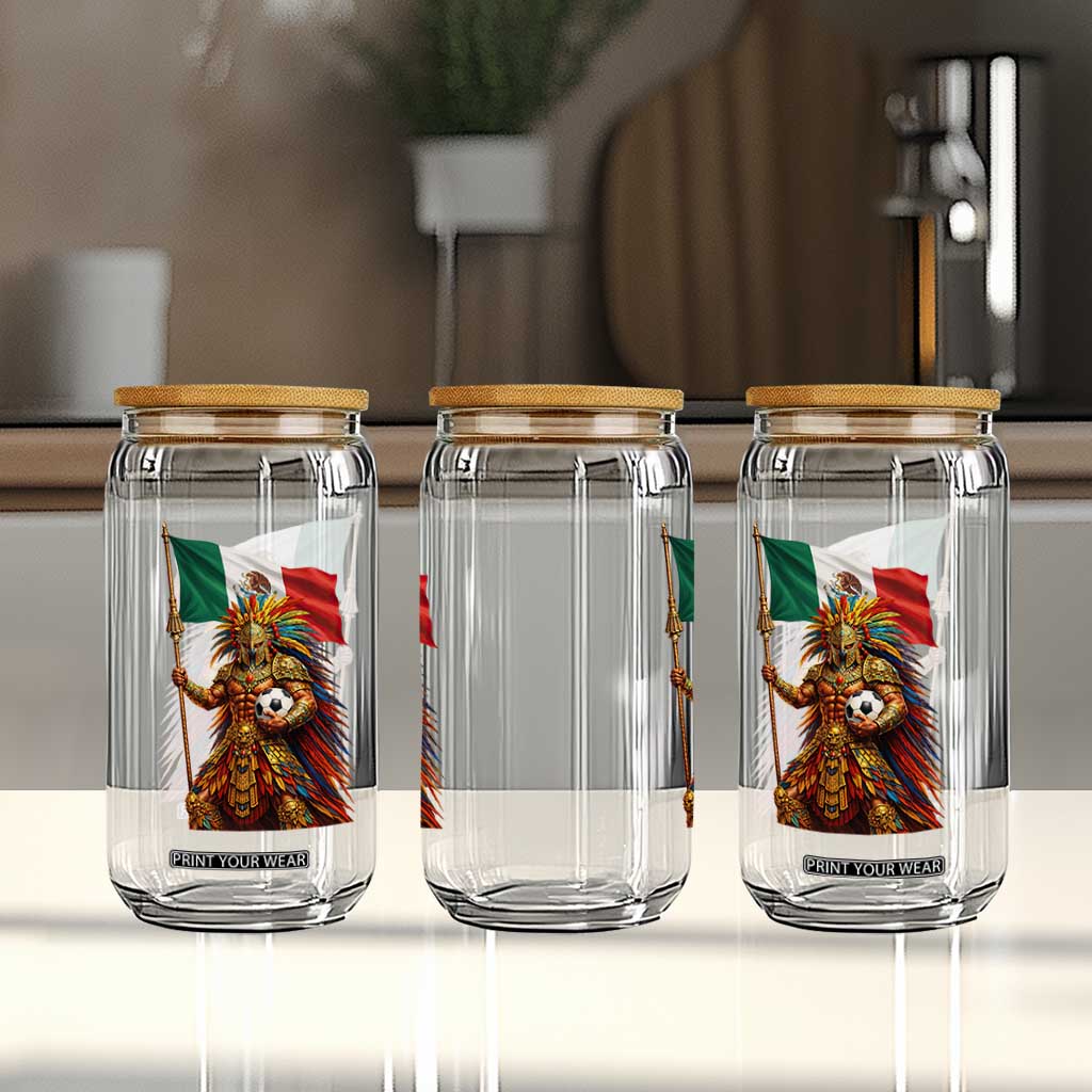 Legendary Mexican Soccer Warrior Pride Glass Can TS12 Print Your Wear