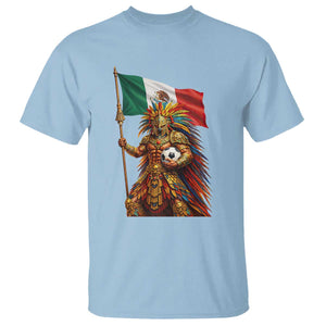 Legendary Mexican Soccer Warrior Pride T Shirt TS12 Light Blue Print Your Wear