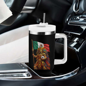 Legendary Mexican Soccer Warrior Pride Tumbler With Handle TS12 Print Your Wear