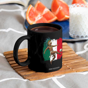 Aztec Warrior Playing Soccer Coffee Mug Mexican Pride Football Fan Gift TS12 Print Your Wear