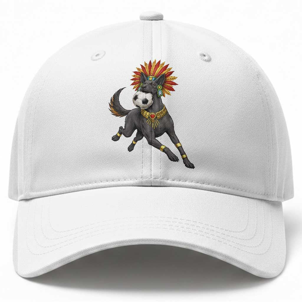 Xolo Dog Soccer Aztec Mexican Fan Gift Baseball Cap TS12 Print Your Wear