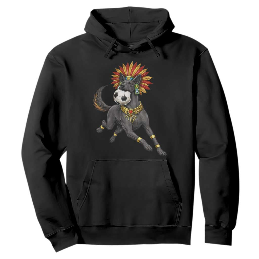 Xolo Dog Soccer Aztec Mexican Fan Gift Hoodie TS12 Black Print Your Wear