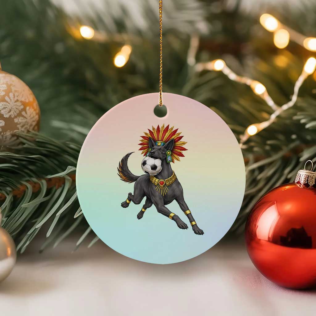 Xolo Dog Soccer Aztec Mexican Fan Gift Ceramic Ornament TS12 1pc Pastel Print Your Wear