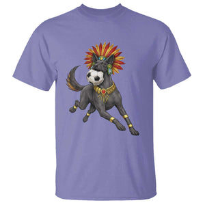 Xolo Dog Soccer Aztec Mexican Fan Gift T Shirt TS12 Violet Print Your Wear