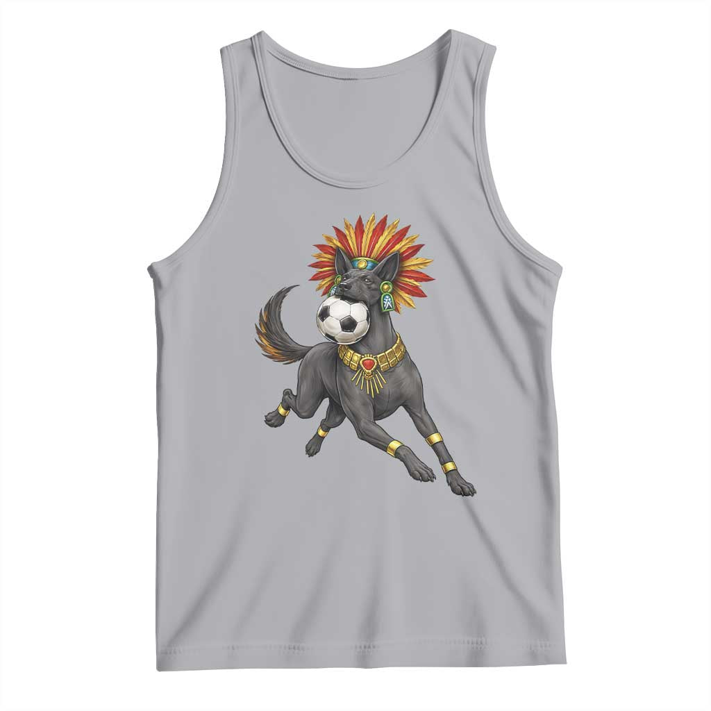 Xolo Dog Soccer Aztec Mexican Fan Gift Tank Top TS12 Athletic Heather Print Your Wear