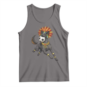Xolo Dog Soccer Aztec Mexican Fan Gift Tank Top TS12 Deep Heather Print Your Wear