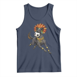 Xolo Dog Soccer Aztec Mexican Fan Gift Tank Top TS12 Navy Print Your Wear