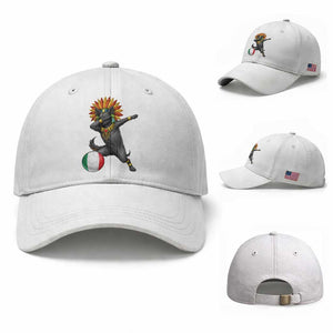Aztec Xolo Dog Soccer Baseball Cap Mexican Heritage Fan Gift TS12 Baseball Cap Universal Fit White Print Your Wear