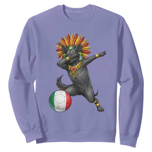 Aztec Xolo Dog Soccer Sweatshirt Mexican Heritage Fan Gift TS12 Violet Print Your Wear