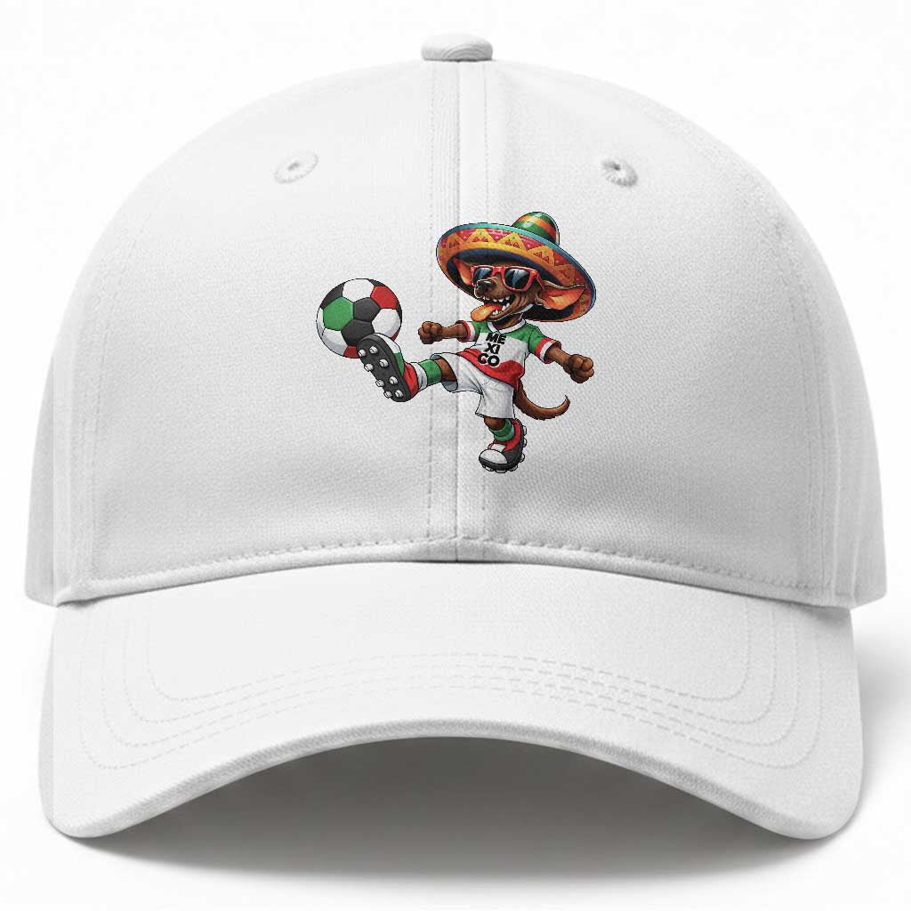 Funny Mexican Xolo Dog Playing Soccer Baseball Cap Football Fan Gift TS12 Print Your Wear