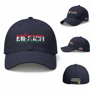 Mexico Soccer Lover Baseball Cap World Football Fan Gift TS12 Baseball Cap Universal Fit Navy Print Your Wear