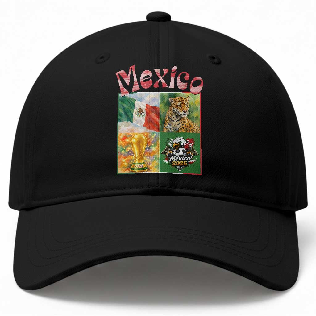 Mexico National Soccer Lover Baseball Cap Patriotic Mexican Fan Gift TS12 Print Your Wear
