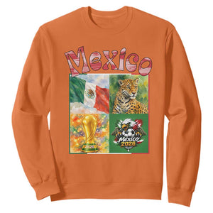 Mexico National Soccer Lover Sweatshirt Patriotic Mexican Fan Gift TS12 Orange Print Your Wear