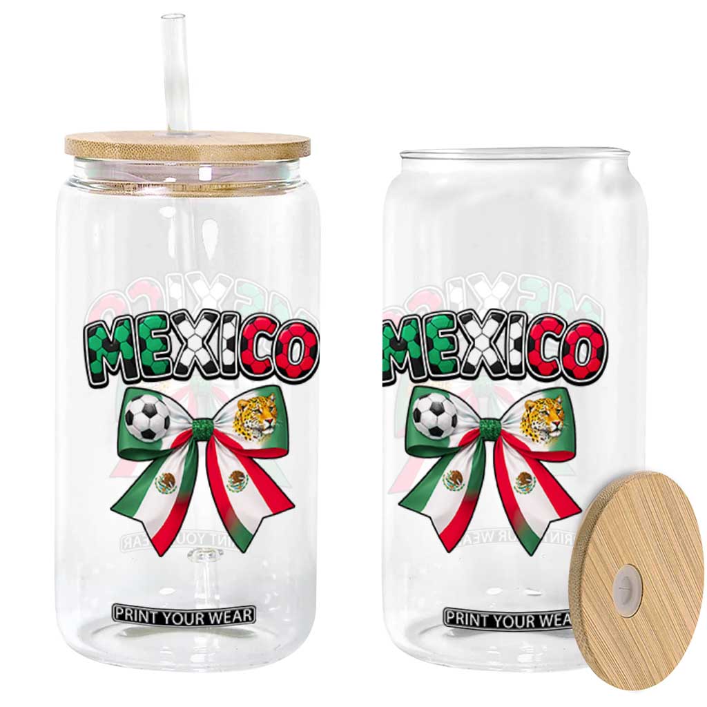 Mexico National Soccer Lover Glass Can Soccer Pride Fan Gift TS12 Print Your Wear