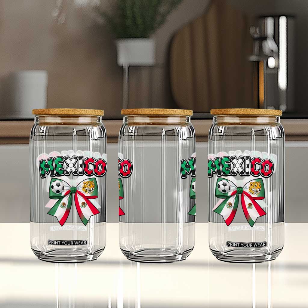 Mexico National Soccer Lover Glass Can Soccer Pride Fan Gift TS12 Print Your Wear