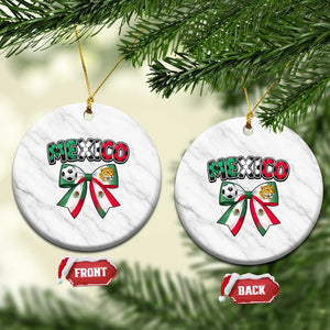 Mexico National Soccer Lover Ceramic Ornament Soccer Pride Fan Gift TS12 1pc White Marble Print Your Wear