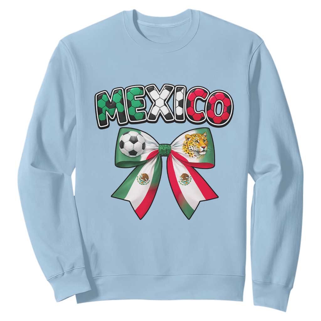 Mexico National Soccer Lover Sweatshirt Soccer Pride Fan Gift TS12 Light Blue Print Your Wear