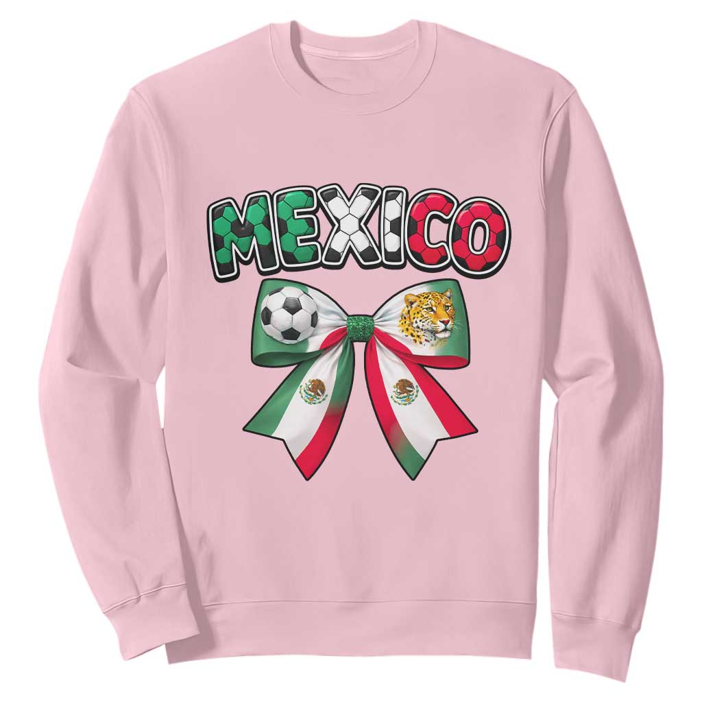 Mexico National Soccer Lover Sweatshirt Soccer Pride Fan Gift TS12 Light Pink Print Your Wear