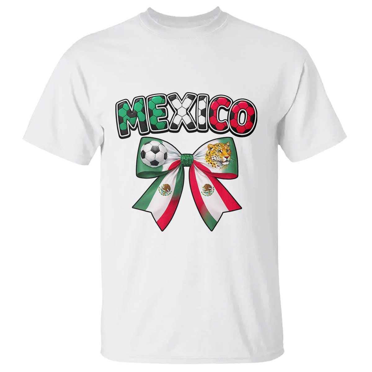 Mexico National Soccer Lover T Shirt Soccer Pride Fan Gift TS12 White Print Your Wear