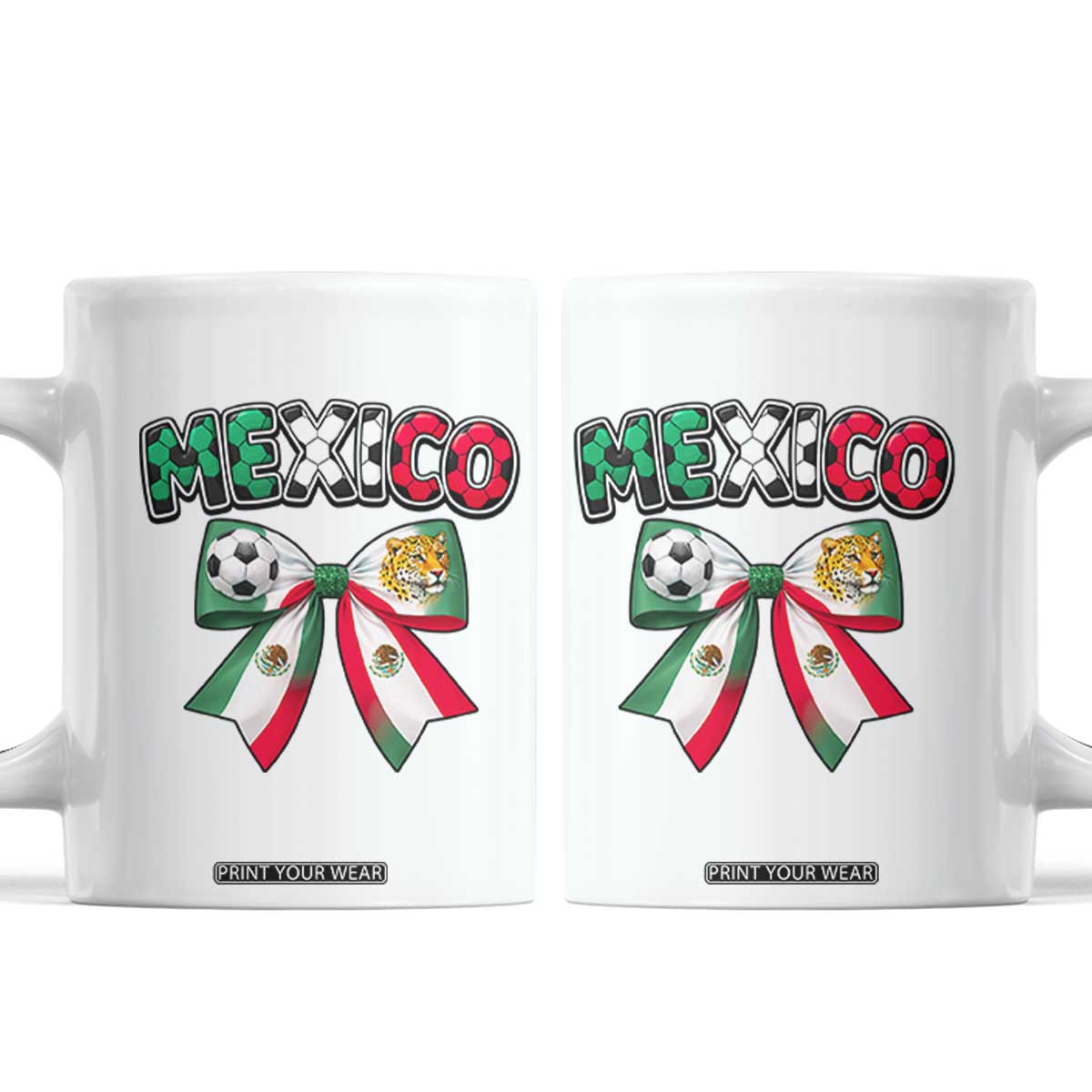 Mexico National Soccer Lover Coffee Mug Soccer Pride Fan Gift TS12 White Print Your Wear
