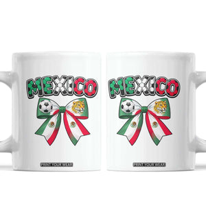 Mexico National Soccer Lover Coffee Mug Soccer Pride Fan Gift TS12 White Print Your Wear