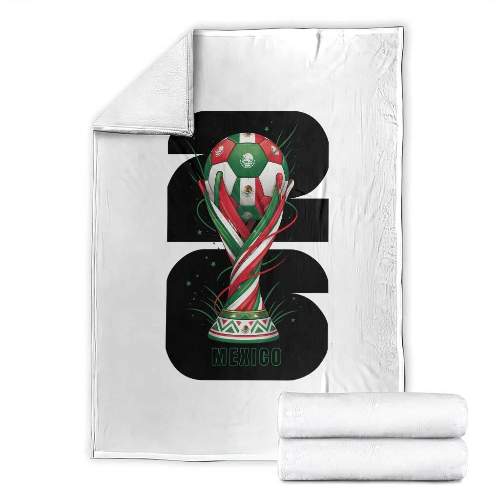 Proud Mexico National Soccer Lover Fan Gift Throw Blanket TS12 White Print Your Wear