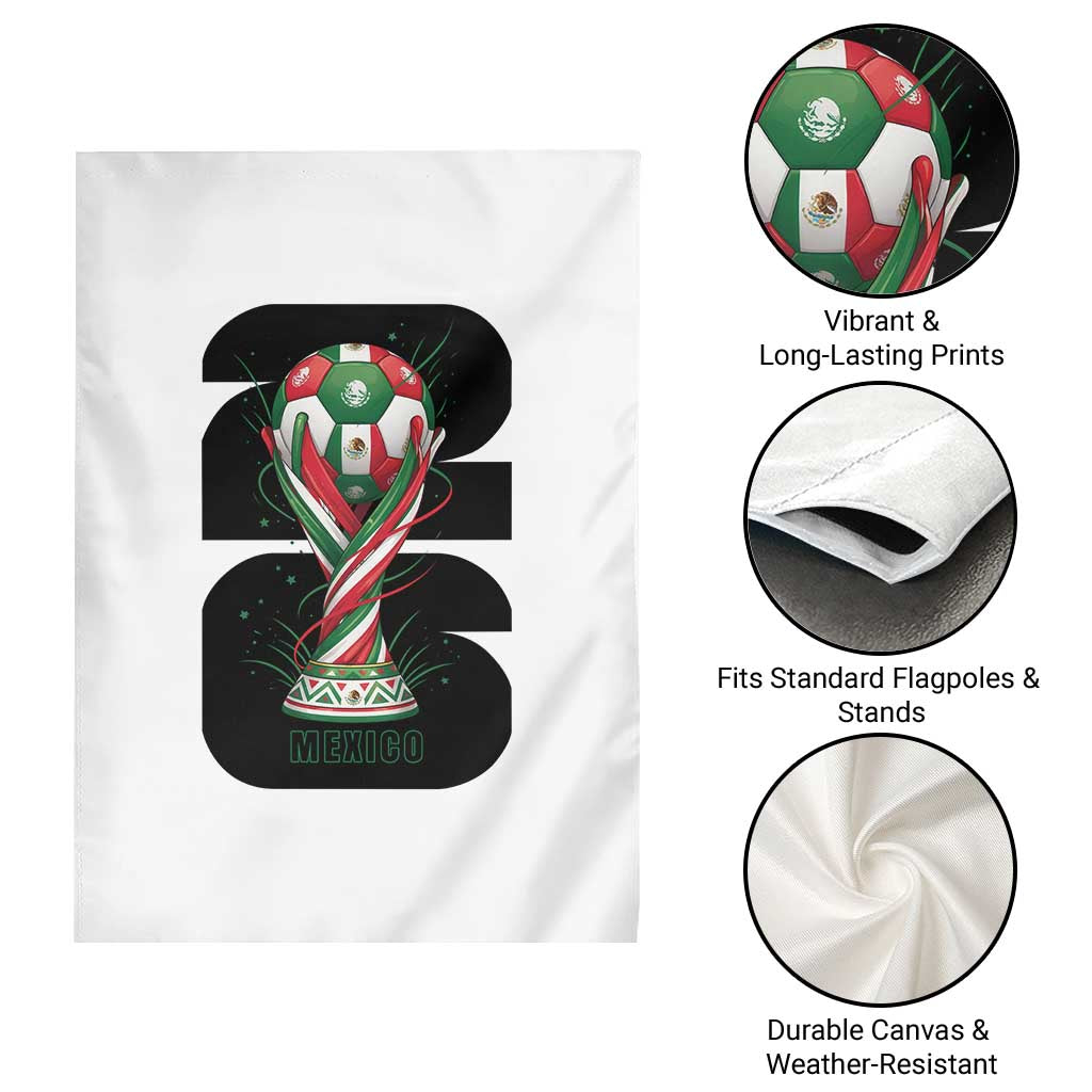 Proud Mexico National Soccer Lover Fan Gift Garden Flag TS12 Print Your Wear