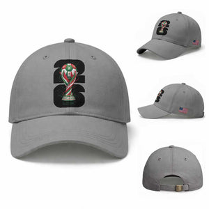 Proud Mexico National Soccer Lover Fan Gift Baseball Cap TS12 Baseball Cap Universal Fit Sport Gray Print Your Wear