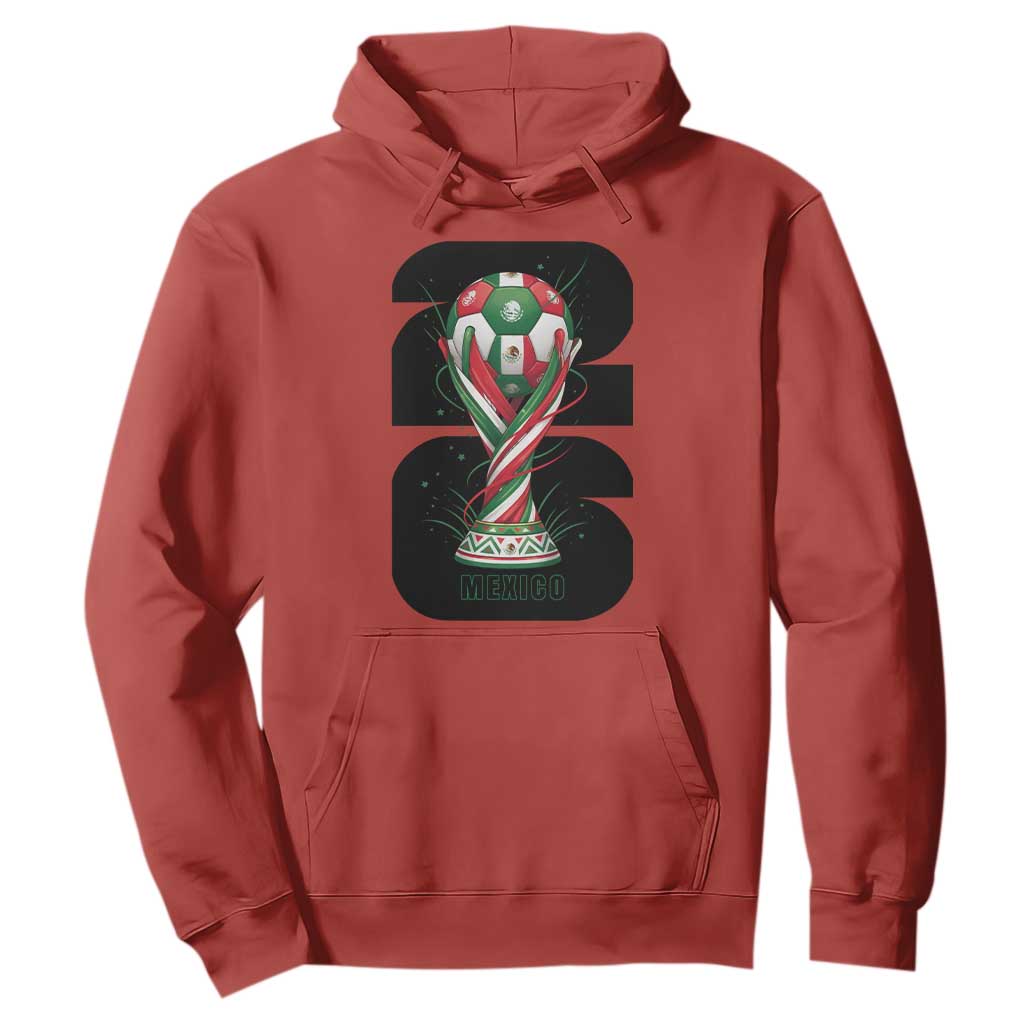 Proud Mexico National Soccer Lover Fan Gift Hoodie TS12 Red Print Your Wear
