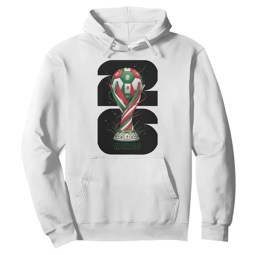 Proud Mexico National Soccer Lover Fan Gift Hoodie TS12 White Print Your Wear