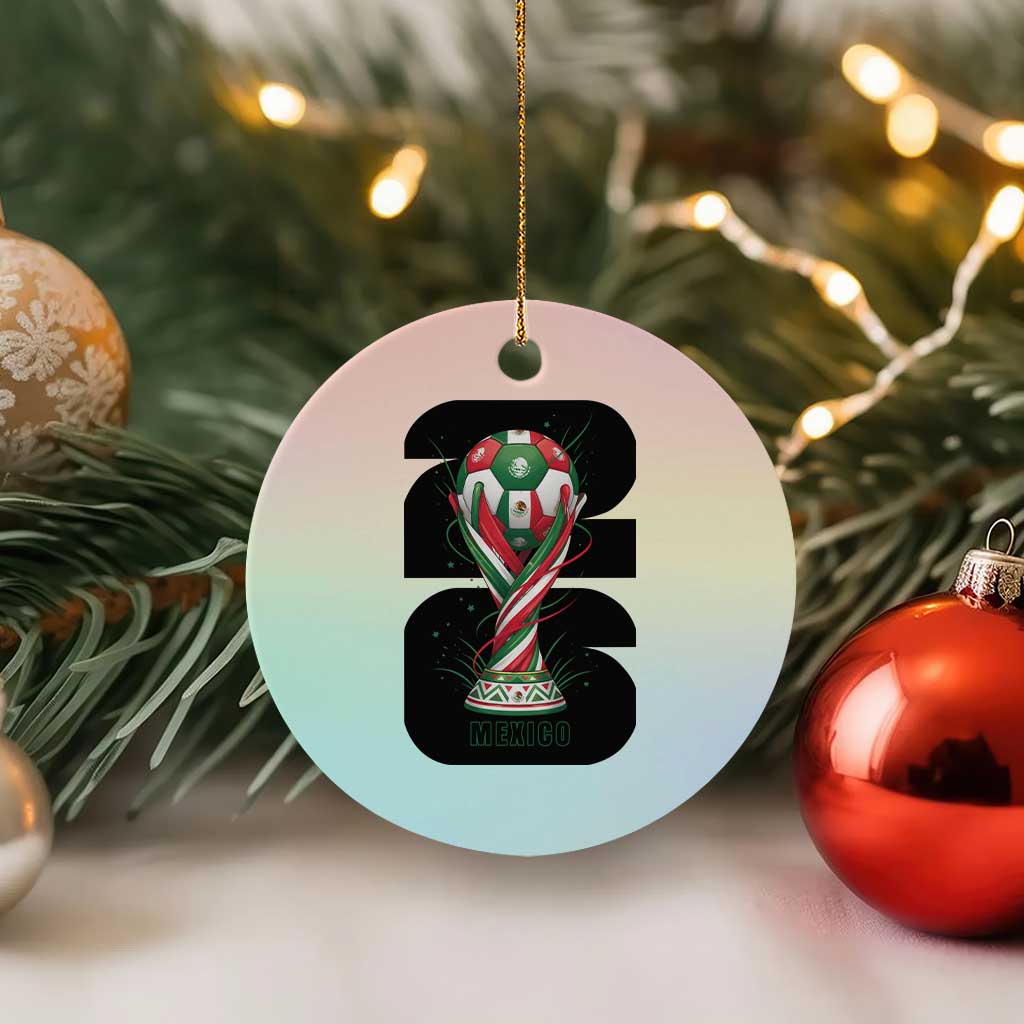 Proud Mexico National Soccer Lover Fan Gift Ceramic Ornament TS12 1pc Pastel Print Your Wear