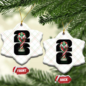 Proud Mexico National Soccer Lover Fan Gift Ceramic Ornament TS12 Print Your Wear