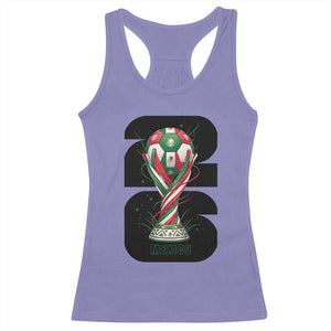 Proud Mexico National Soccer Lover Fan Gift Racerback Tank Top TS12 Violet Print Your Wear