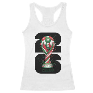 Proud Mexico National Soccer Lover Fan Gift Racerback Tank Top TS12 White Print Your Wear