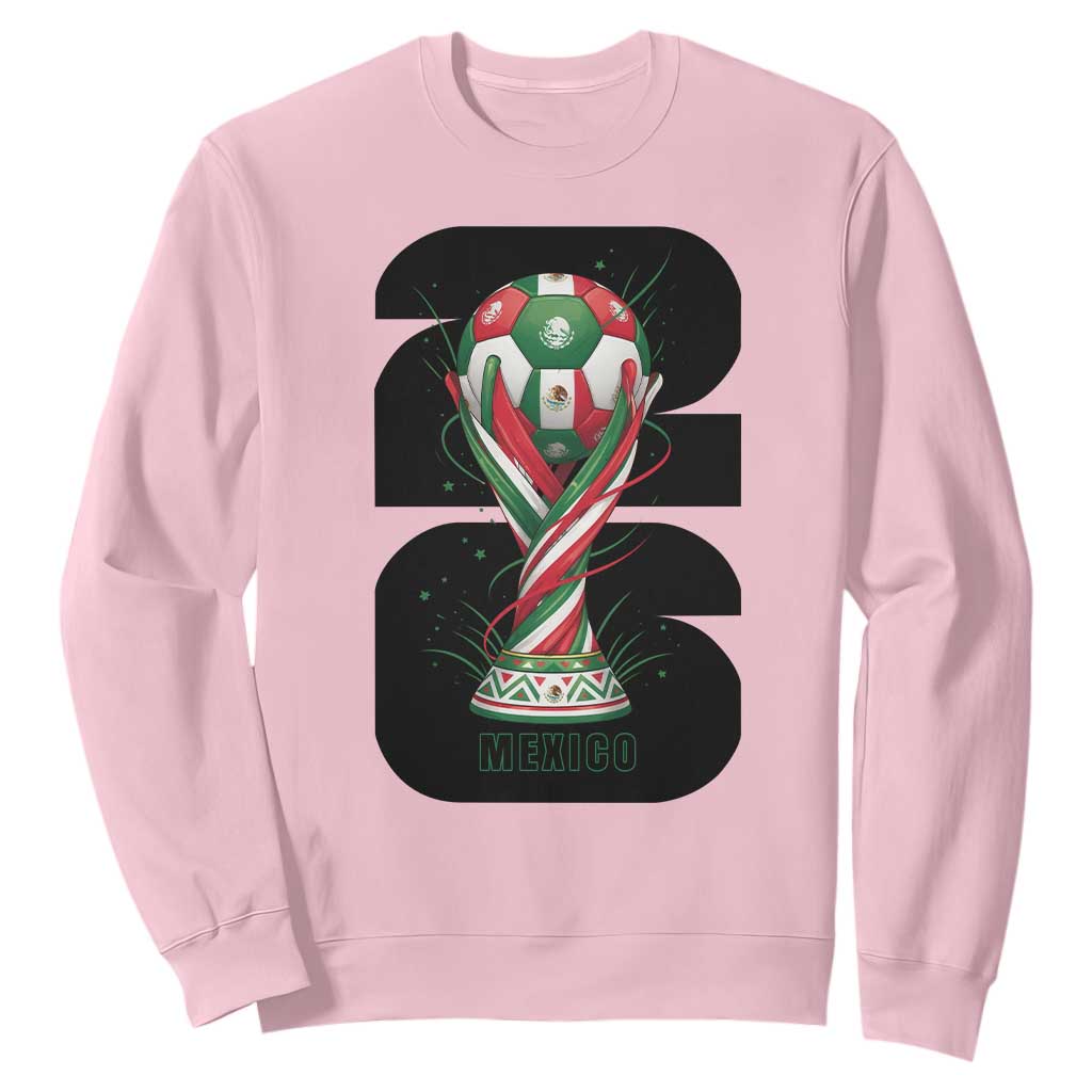 Proud Mexico National Soccer Lover Fan Gift Sweatshirt TS12 Light Pink Print Your Wear