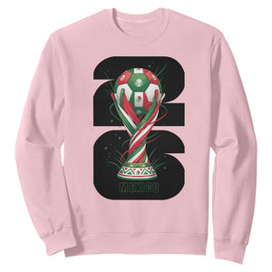 Proud Mexico National Soccer Lover Fan Gift Sweatshirt TS12 Light Pink Print Your Wear