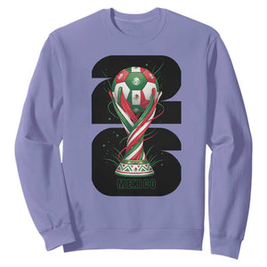 Proud Mexico National Soccer Lover Fan Gift Sweatshirt TS12 Violet Print Your Wear