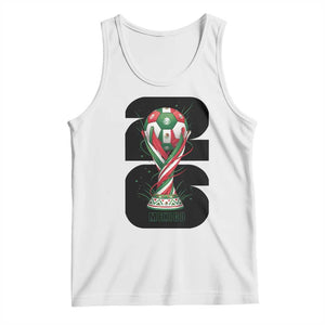 Proud Mexico National Soccer Lover Fan Gift Tank Top TS12 White Print Your Wear
