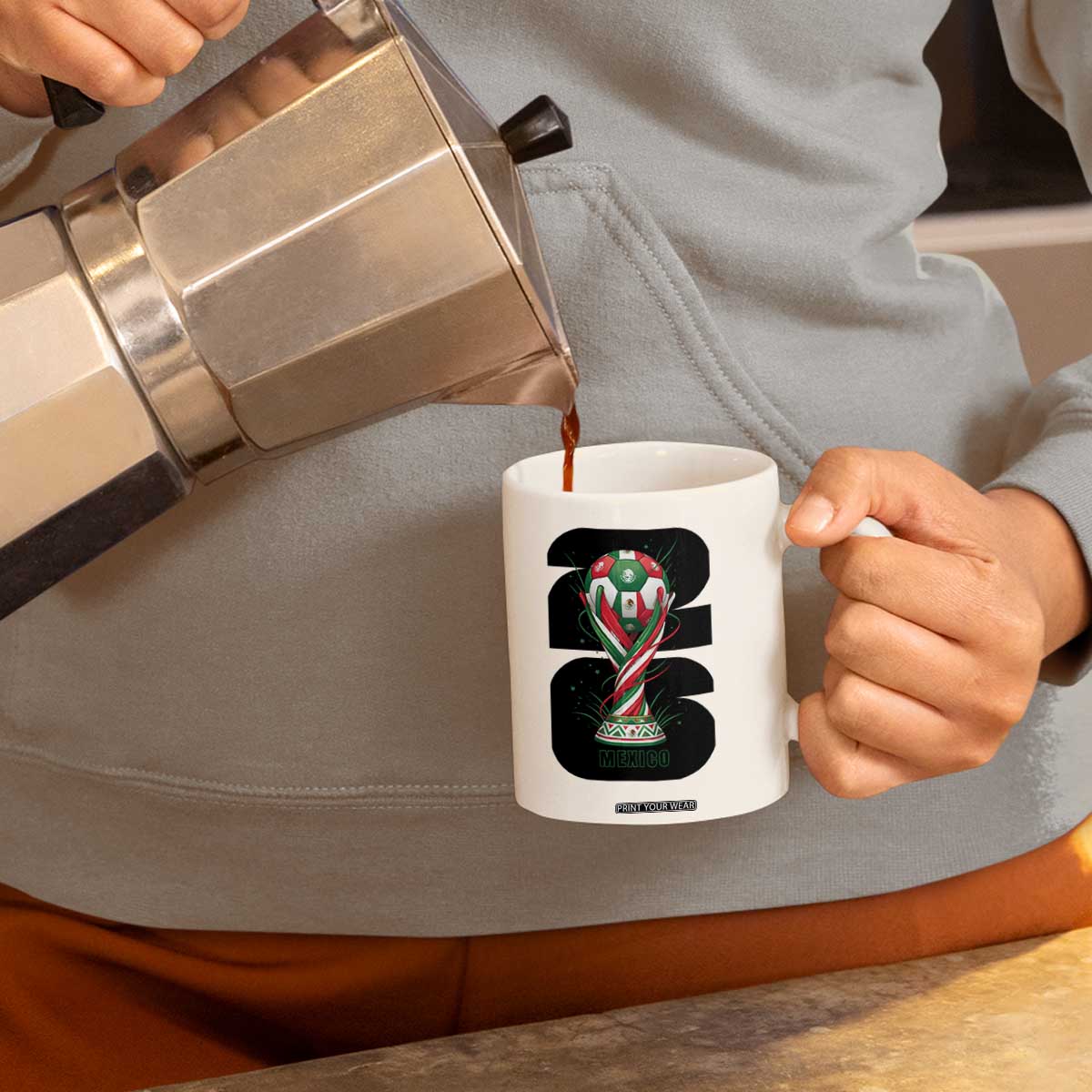 Proud Mexico National Soccer Lover Fan Gift Coffee Mug TS12 Print Your Wear